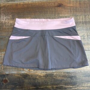 Champion Gray and Pink activewear athletic Mini Skirt
